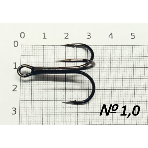 Крючок тройной SibBear #KH-11030 BN, все размеры