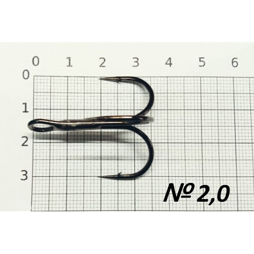 Крючок тройной SibBear #KH-11030 BN, все размеры