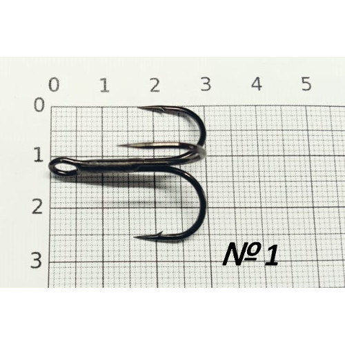 Крючок тройной SibBear #KH-11030 BN, все размеры