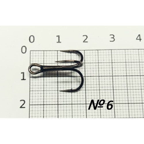 Крючок тройной SibBear #KH-11030 BN, все размеры