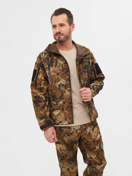 Костюм демисезонный Huntsman Камелот ткань Softshell цвет Питон Костюм демисезонный Huntsman Камелот ткань Softshell цвет Питон