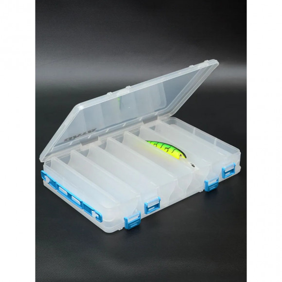 Коробочка рыболовная для воблеров 276x176x49мм двухсторонняя Олта H-488 