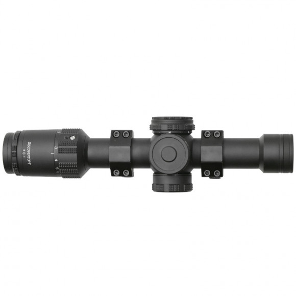 Прицел Discovery 1-6x24 IR (30мм, подсветка) + кольца Weaver