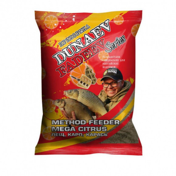 Прикорм Dunaev-Fadeev Feeder Mega Citrus 1кг