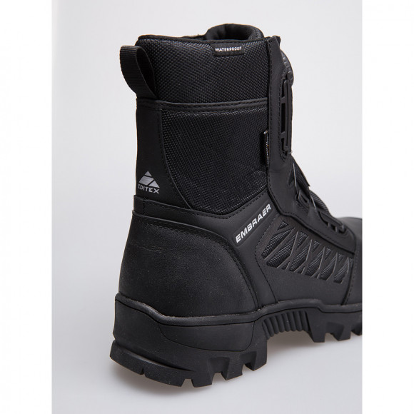 Ботинки с высокими берцами утепленные EDITEX EMBRAER W2455-1K Cordura/Кожа натуральная цвет Черный Ботинки с высокими берцами утепленные EDITEX EMBRAER W2455-1K Cordura/Кожа натуральная цвет Черный