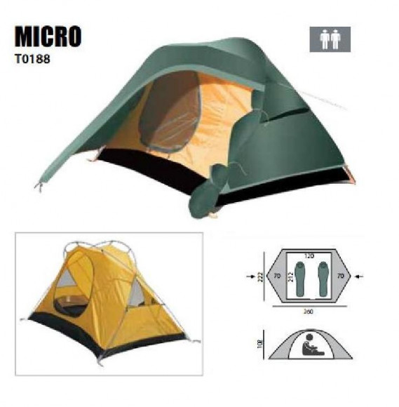Палатка BTrace Micro (Т0188) зеленый Палатка BTrace Micro (Т0188) зеленый