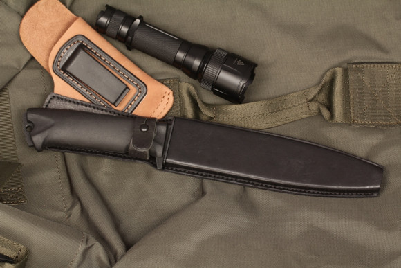 Нож охотничий Коршун, Кизляр, сталь AUS-8, клинок-163 мм., stonewash, эластрон