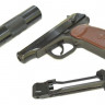 Пневматический пистолет МР-654К-22 (с фальшглушителем, обн.ручка)
