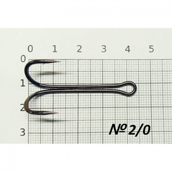 Крючок двойник SibBear #KH-11040 BN, все размеры
