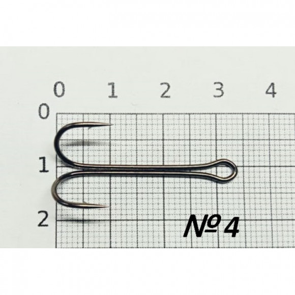 Крючок двойник SibBear #KH-11040 BN, все размеры
