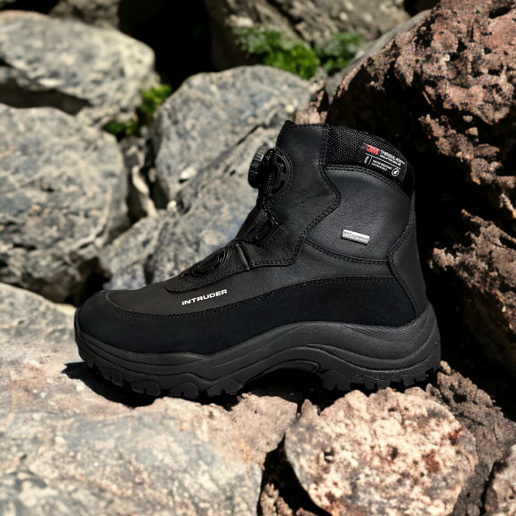 Ботинки утепленные EDITEX INTRUDER W2389-1K  Кожа натуральная/Текстиль цвет Черный Ботинки утепленные EDITEX INTRUDER W2389-1K  Кожа натуральная/Текстиль цвет Черный