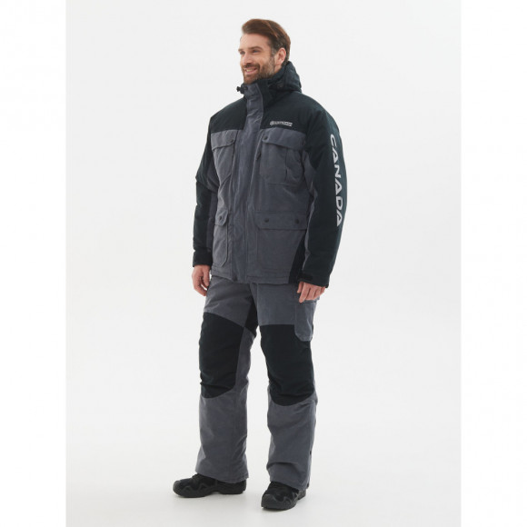 Костюм зимний Huntsman Канада ткань Финляндия цвет Серый/Черный