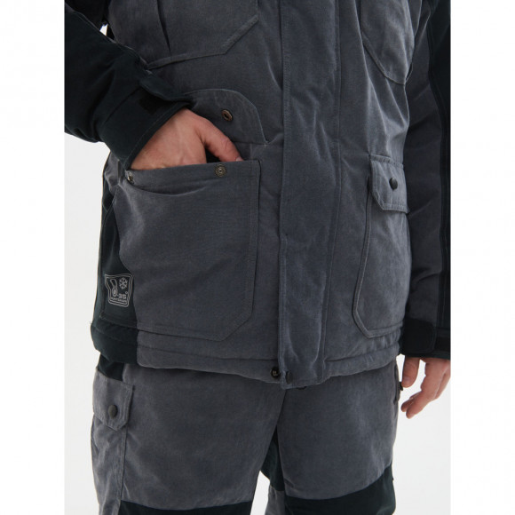 Костюм зимний Huntsman Канада ткань Финляндия цвет Серый/Черный