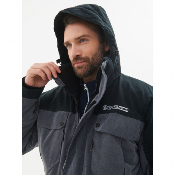 Костюм зимний Huntsman Канада ткань Финляндия цвет Серый/Черный