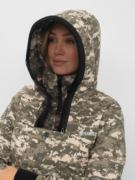 Костюм Huntsman Антигнус-Люкс женский с ловушками и пыльниками ткань Смесовая цвет 128/2 (св. пиксель) Костюм Huntsman Антигнус-Люкс женский с ловушками и пыльниками ткань Смесовая цвет 128/2 (св. пиксель)