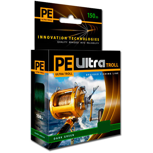 Шнур плетеный PE Ultra Troll Dark Green 150м