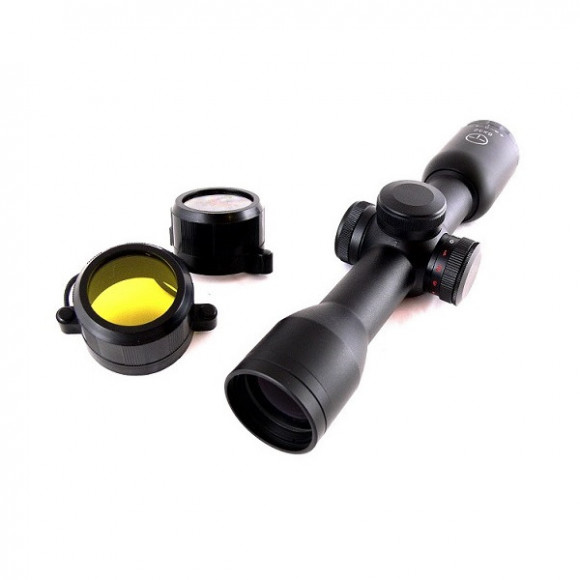 Прицел оптический Target Optic 6х32E  Mil-Dot подсветка 25.4мм для пневматики до 7.5Дж.