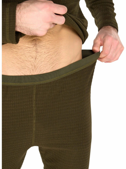 Комплект термобелья Русская охота RipStop Fleece хаки Комплект термобелья Русская охота RipStop Fleece хаки