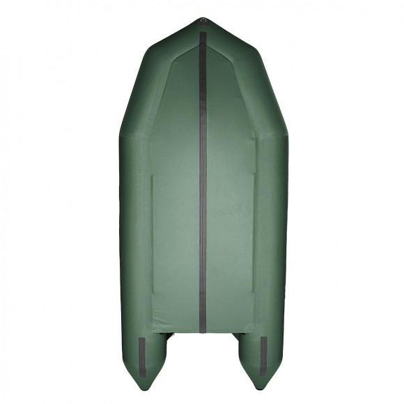 Лодка надувная гребная под мотор Тонар Капитан Т330 (киль+пол) цвет Зеленый