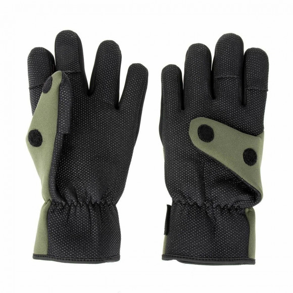 Перчатки Helios FISHER рыбацкие из неопрена цвет хаки