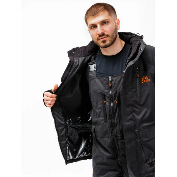Костюм DASKI Shark зимний -35'C (мембрана / темно-серый) Костюм DASKI Shark зимний -35'C (мембрана / темно-серый)