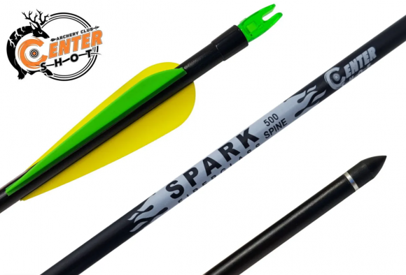 Стрела лучная 30" Centershot Spark 500  фибергласс Стрела лучная 30" Centershot Spark 500  фибергласс