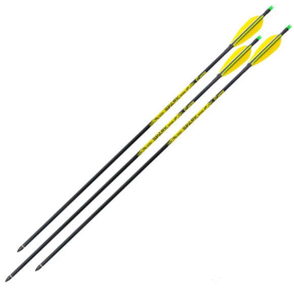 Стрела лучная 30" Centershot Spark 500  фибергласс