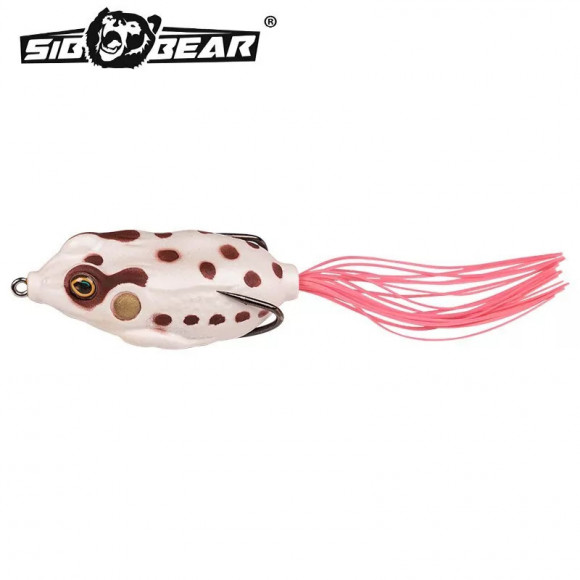 Лягушка оснащённая SibBear Edible Frog незацепляйка 65мм 18г Лягушка оснащённая SibBear Edible Frog незацепляйка 65мм 18г