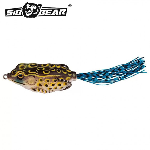 Лягушка оснащённая SibBear Edible Frog незацепляйка 65мм 18г Лягушка оснащённая SibBear Edible Frog незацепляйка 65мм 18г
