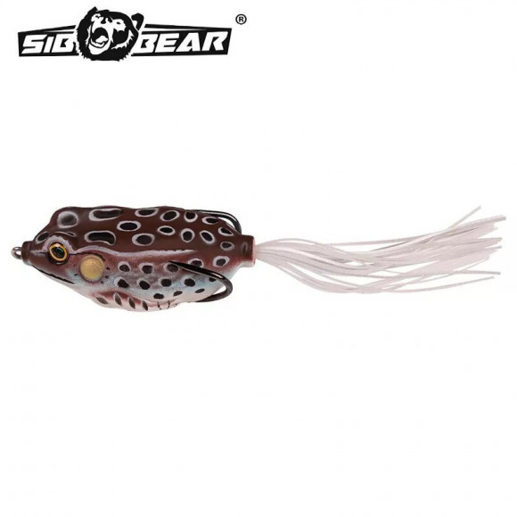 Лягушка оснащённая SibBear Edible Frog незацепляйка 65мм 18г Лягушка оснащённая SibBear Edible Frog незацепляйка 65мм 18г