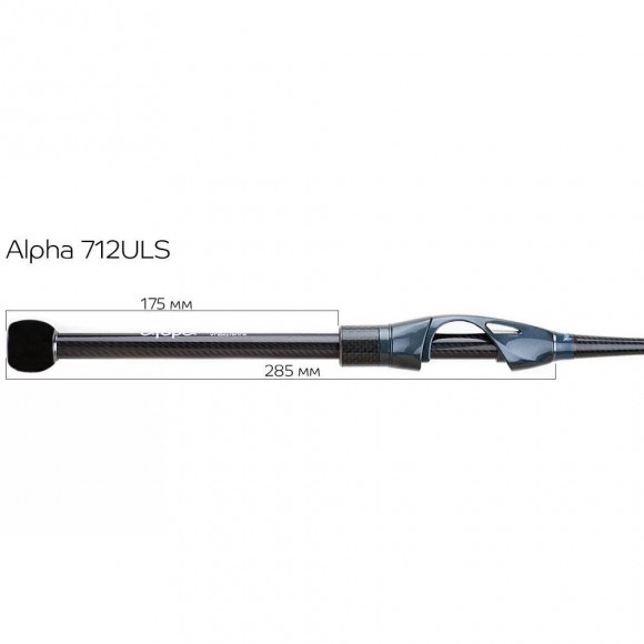 Спиннинг CrazyFish Alpha ALSR712ULS 2.16м 1.5-6г