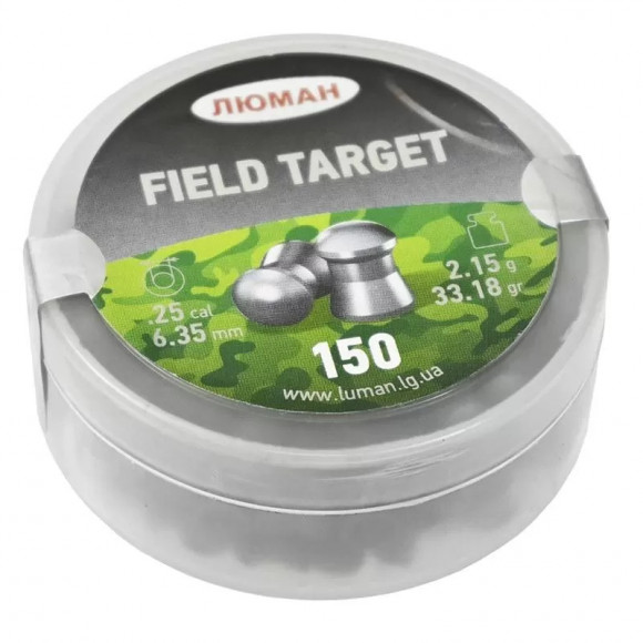 Пуля для пневматики Люман Field Target 6,35мм 2,15гр. (150шт.)