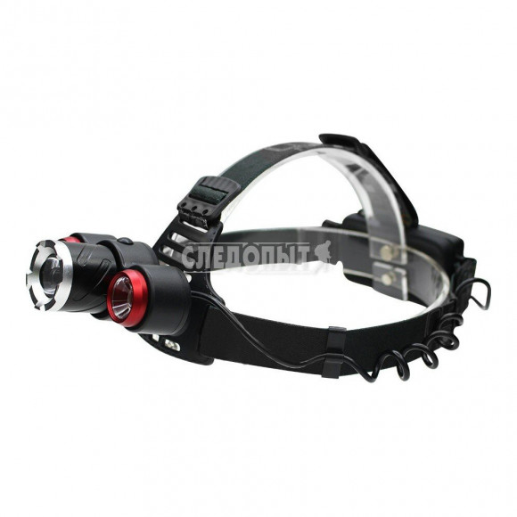 Фонарь Следопыт Смит 3L, налобный, zoom, аккумулятор, 220B+12B PF-PFL-HL29