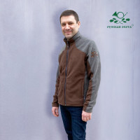 Куртка Русская охота Беркут (флис/коричневая)