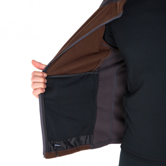 Куртка Русская охота Беркут (флис/коричневая)