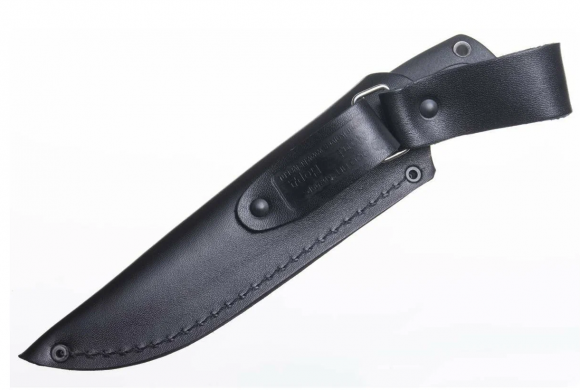 Нож Кизляр Норд  AUS-8 стоунвош черный эластрон