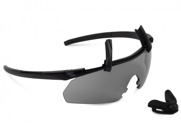 Очки стрелковые ShotTime Caracal GST-035-BLK-G линза серая