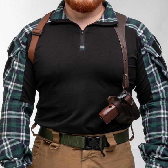 Кобура оперативная ОК-24 под ПМ с запасной обоймой на кобуре Кобура оперативная ОК-24 под ПМ с запасной обоймой на кобуре