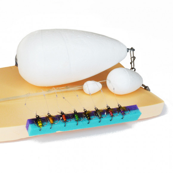 Сплетня Алтайская №8 тройник для ловли хариуса Сплетня Алтайская №8 тройник для ловли хариуса