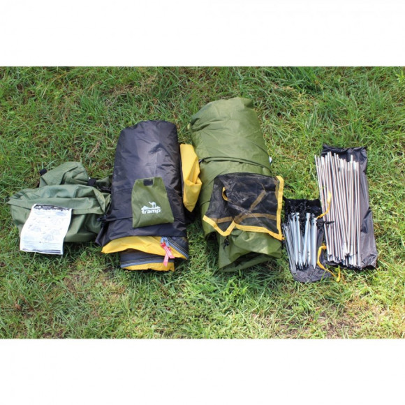 Палатка Tramp Mountain 4 (V2) TRT-24 цвет зеленый Палатка Tramp Mountain 4 (V2) TRT-24 цвет зеленый