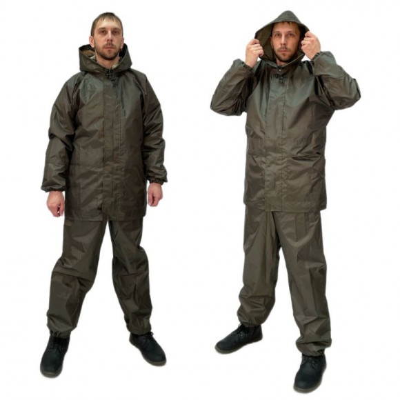 Костюм Русская охота ветровлагозащитный (ВВЗ) хаки (PU4000)