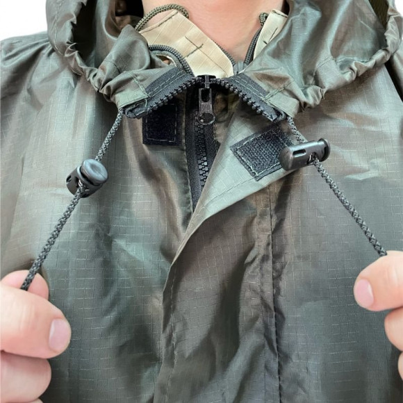 Костюм Русская охота ветровлагозащитный (ВВЗ) хаки (PU4000) Костюм Русская охота ветровлагозащитный (ВВЗ) хаки (PU4000)