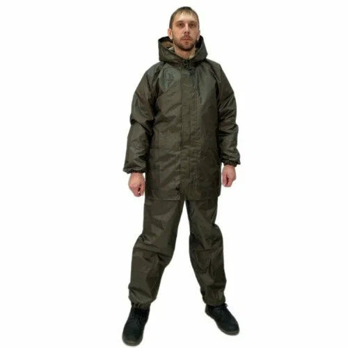 Костюм Русская охота ветровлагозащитный (ВВЗ) хаки (PU4000) Костюм Русская охота ветровлагозащитный (ВВЗ) хаки (PU4000)