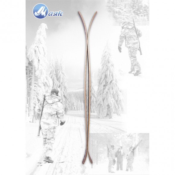 Лыжи деревянные промысловые Тайга 125-185см х 15см