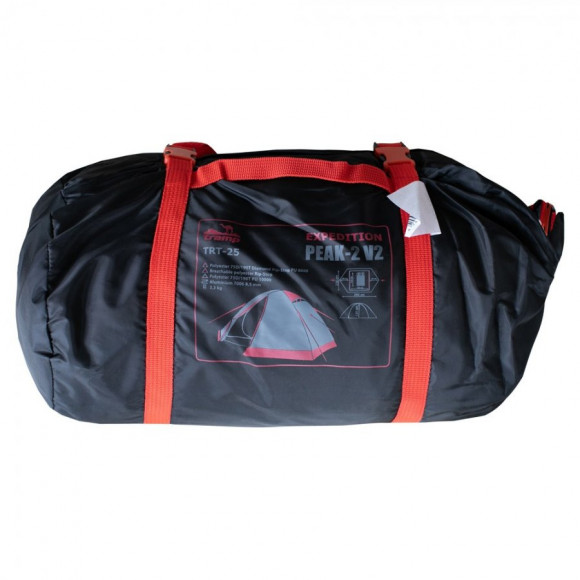 Палатка TRAMP Peak 2 (V2) TRT-25 цвет серый
