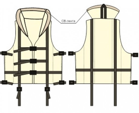 Страховочный жилет Русская охота Чибис КМФ детский (20-40 кг)