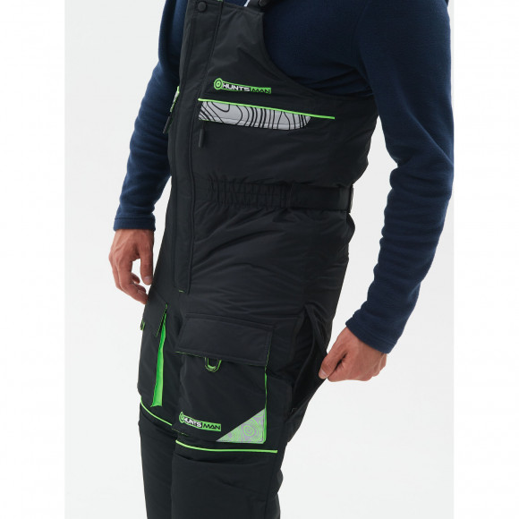 Костюм зимний Huntsman Elbrus ткань Hit Membrane цвет Черный/Лайм Костюм зимний Huntsman Elbrus ткань Hit Membrane цвет Черный/Лайм