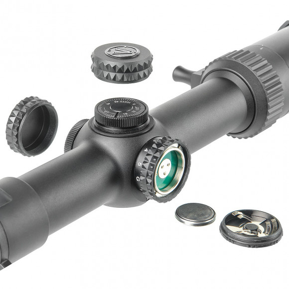 Прицел оптический Veber Wolf 1-8x24 GB FD Загонник