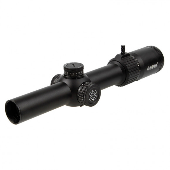 Прицел Marcool Stalker 1-10х24IR сетка MAR-164, 30мм. подсветка +  кольца Weaver