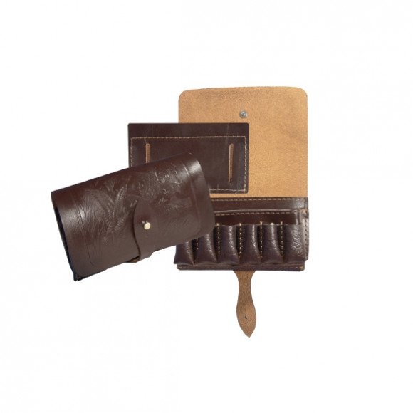 Подсумок Holster на 12 патронов под 12 калибр из кожи (190330035)